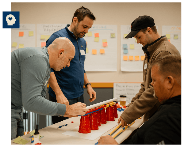 Group participating in activity