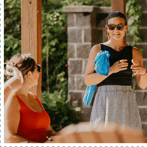 Business Development - 2-min Retreat facilitator leading a group activity and discussion