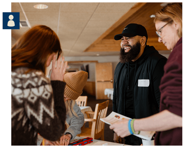 Leading Self-min retreat participants smiling