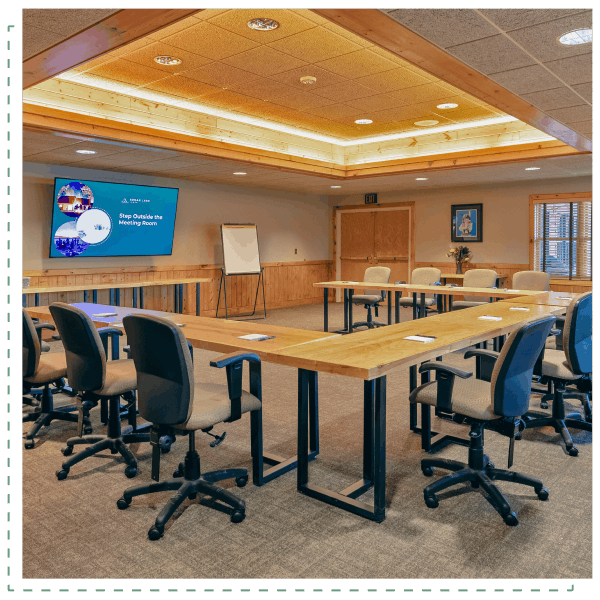 Conference room at The Leadership Lodge