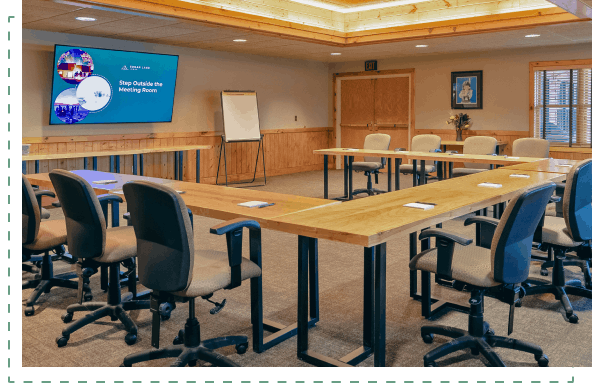 Conference room at The Leadership Lodge